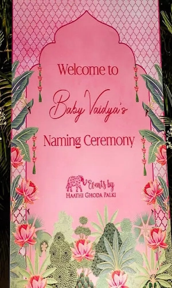Name Ceremony of Rahul Vaidya -Disha Parmaar Baby