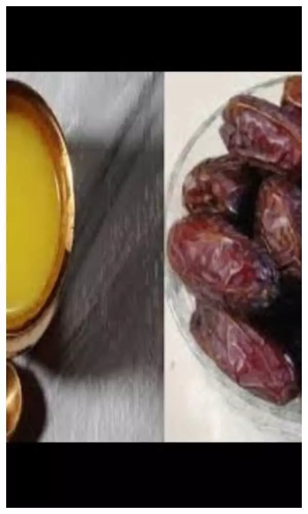 Dates with Ghee Benefits
