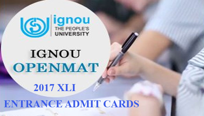 IGNOU OPENMAT XLI 2017: 5 फरवरी को एंट्रेंस एग्जाम, ऐसे डाउनलोड करें एडमिट कार्ड