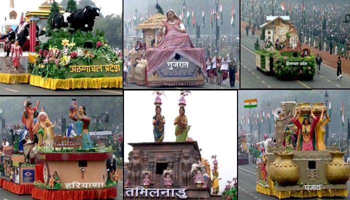 PHOTOS: राजपथ पर ऐसे हुआ देश का भव्य शक्ति प्रदर्शन, खूबसूरत झांकियों ने जीत लिया सबका दिल