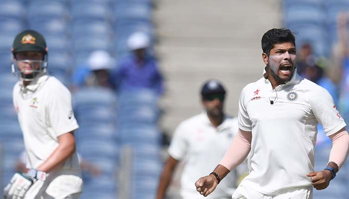 पुणे टेस्ट: पहले दिन छाये रहे भारतीय गेंदबाज, ऑस्ट्रेलिया 9 विकेट पर 256 रन