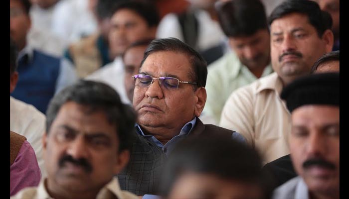 bsp sleeping ministers photos