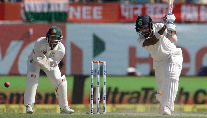 धर्मशाला टेस्ट: भारत का स्कोर 2 विकेट पर 150 के पार, राहुल के बाद पुजारा की भी फिफ्टी