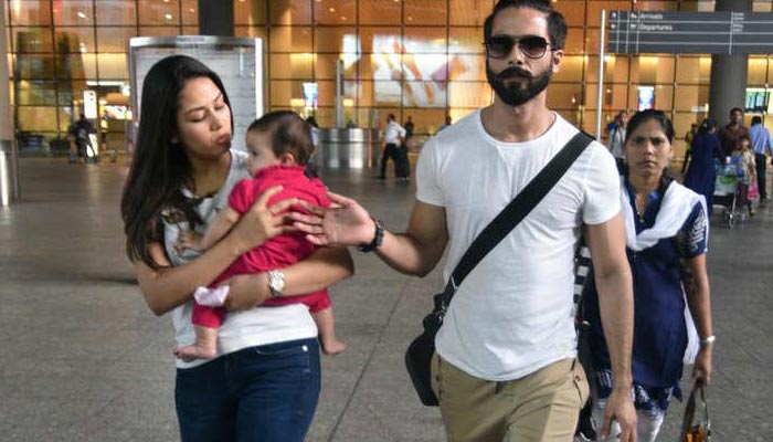 shahid kapoor baby misha meera rajpot