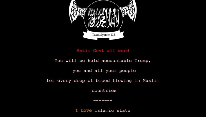 अमेरिका: कई सरकारी वेबसाइट्स हैक, भेजा ISIS समर्थक संदेश, ट्रंप को चेतावनी