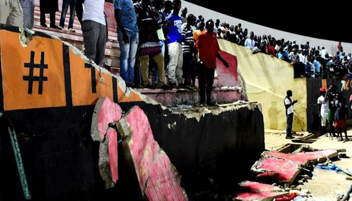 सेनेगल: फुटबॉल स्टेडियम में भगदड़ मचने से 8 की मौत, 45 घायल