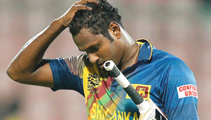 श्रीलंका क्रिकेट बोर्ड के फैसले से नाराज मैथ्यूज ने लिखा पत्र