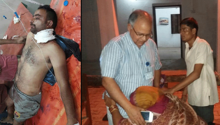 DM से छलका भाजपा नेता की मां का दर्द, बोली- साहब मेरे बेटे की जान बचा लो