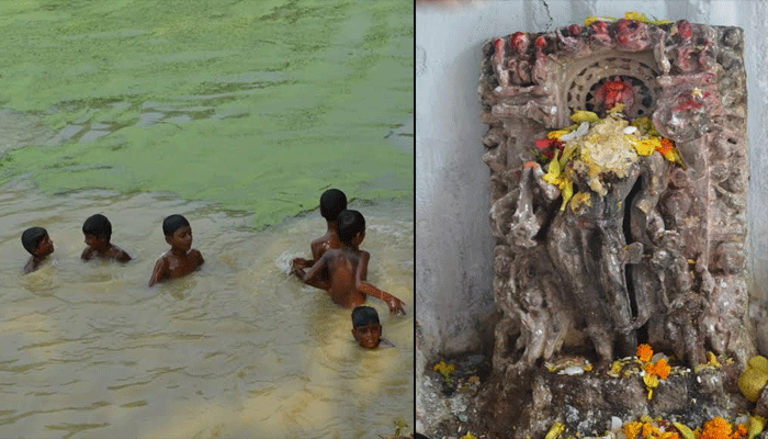 बराही देवी के इस तालाब में नहाने मात्र से दूर हो जाते हैं चर्म रोग, हजारों वर्ष पुराना है मंदिर