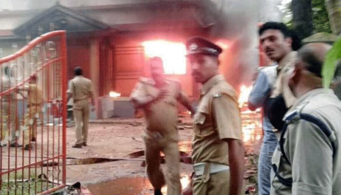 तांडव जारी: कन्नूर में CPM कार्यकर्ताओं ने RSS-BJP दफ्तर में किया विस्फोट