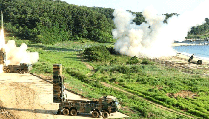 दक्षिण कोरिया, अमेरिका का संयुक्त बैलिस्टिक मिसाइल सैन्याभ्यास