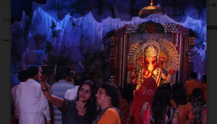 ganpati bappa welcome in lucknow