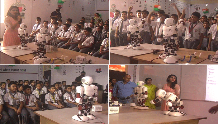 बिजनौर: इस स्कूल में टीचरों के साथ रोबोट भी देंगे टेक्निकल एजुकेशन