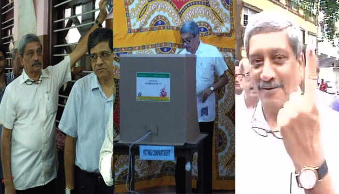 गोवा में 2 विधानसभा सीटों पर उपचुनाव के लिए मतदान जारी, पर्रिकर भी मैदान में