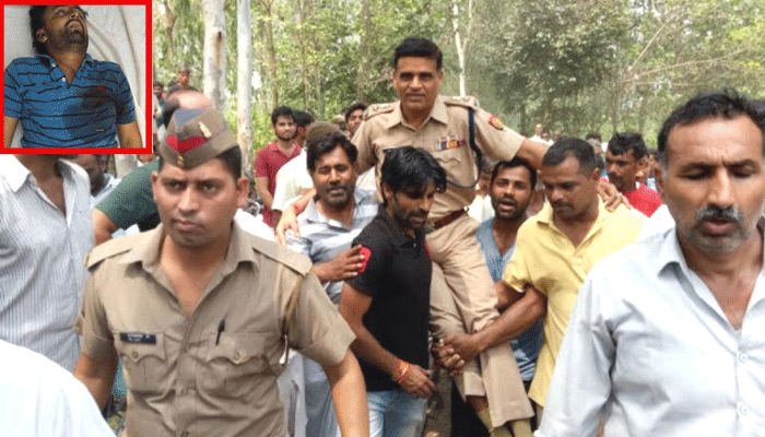 मुज़फ्फरनगर: पुलिस मुठभेड़ में इनामी बदमाश ढेर, ग्रामीणों ने SP को कंधे पर उठाया