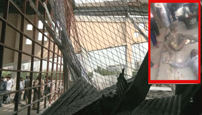 UP: निर्माणाधीन स्कूल की छत गिरी, 25 मजदूर दबे, एक की मौत