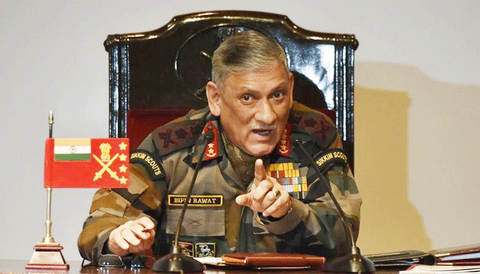 कश्मीर के लोग आतंकवाद से थक चुके हैं : सेना प्रमुख बिपिन रावत