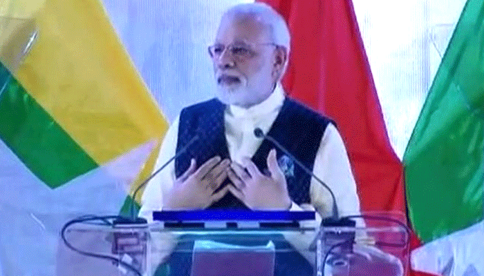 म्यांमार दौरा: PM मोदी बोले- दोनों देशों की सीमाएं ही नहीं, भावनाएं भी जुड़ी हैं