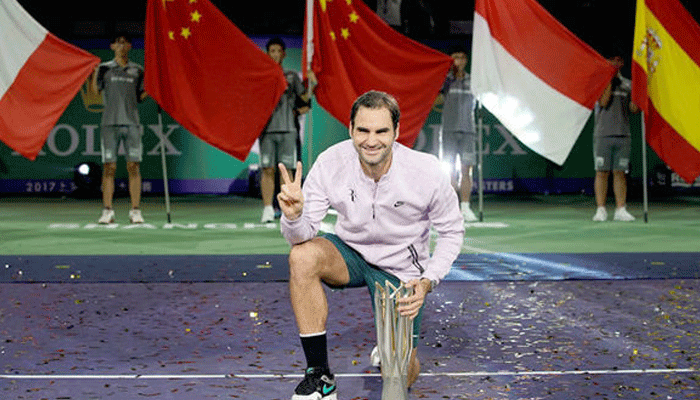 राफेल नडाल को हरा रोजर फेडरर ने जीता शंघाई मास्टर्स खिताब