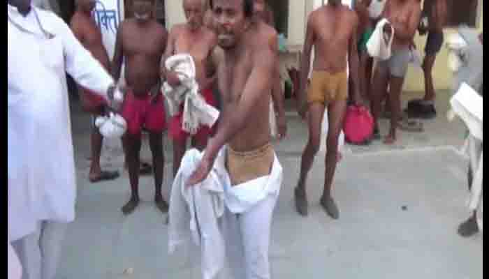 शिव राज में अर्धनग्न किसानों पर हवालात में बर्बरता, जांच के आदेश
