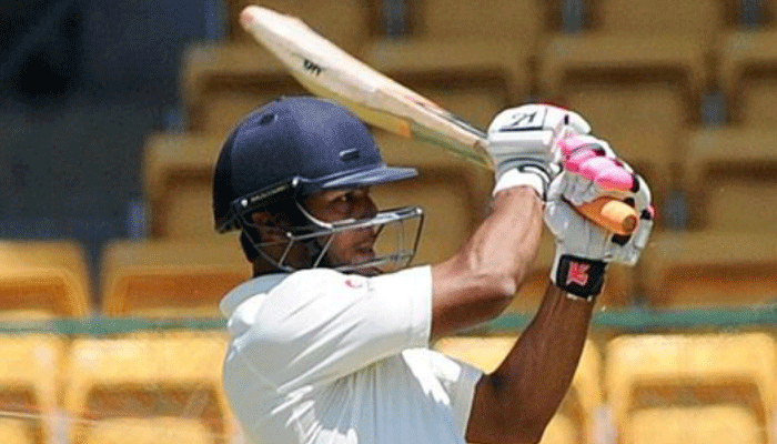 रणजी ट्रॉफी- कर्नाटक के बल्लेबाज मयंक अग्रवाल ने ठोका तिहरा शतक