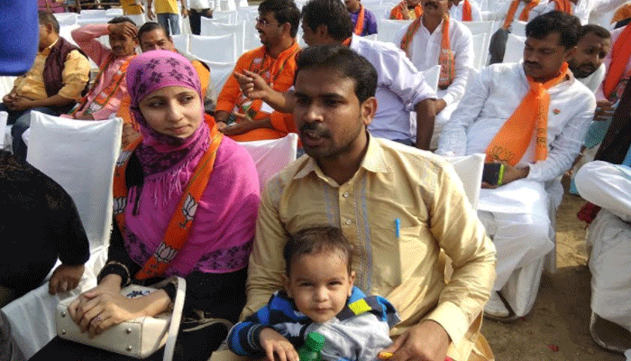 बीजेपी मुस्लिम प्रत्याशी का छलका दर्द अपने भी हुए पराए