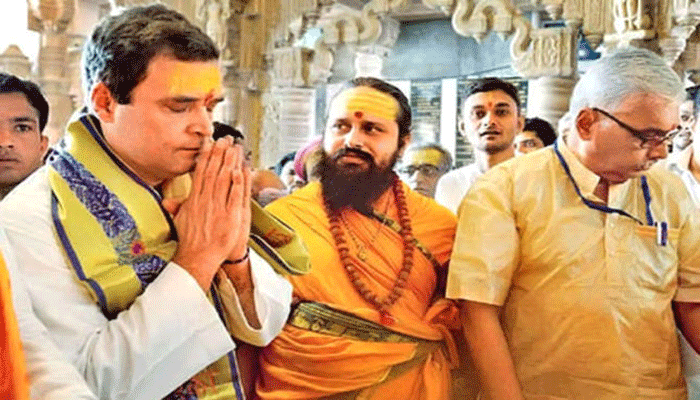 राहुल को सोमनाथ मंदिर के रजिस्टर में गैर हिंदू दिखाने पर विवाद
