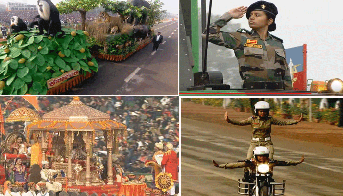69वां गणतंत्र दिवस: राजपथ पर परेड में दिखी सैन्य के साथ महिला शक्ति