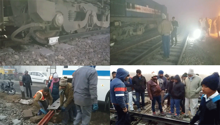 शामली पैसेंजर के 6 कोच पटरी से उतरे, दिल्ली-सहारनपुर रेल मार्ग प्रभावित