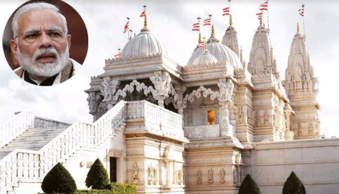PM मोदी ने किया प.एशिया में बनने वाले पहले हिंदू मंदिर का शिलान्यास, जानें क्या है खास