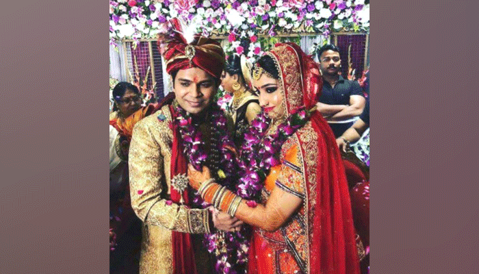 एक-दूसरे के हुए अंकित तिवारी और पल्लवी, देखें शादी की PHOTOS