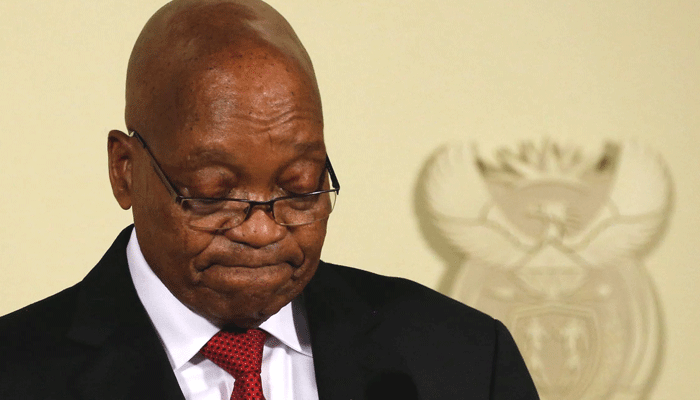 दक्षिण अफ्रीका के राष्ट्रपति जैकब जुमा ने पद से दिया इस्तीफा
