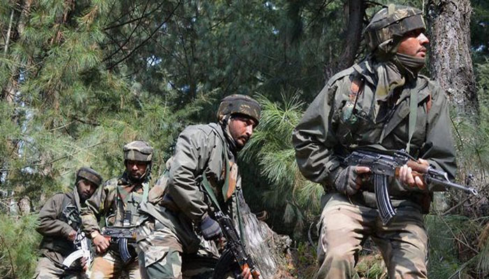 जम्मू एवं कश्मीर: सुरक्षाबलों और आतंकवादियों के बीच गोलीबारी थमी