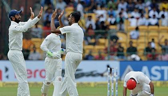 बेंगलुरू टेस्ट : अफगानिस्तान 109 रनों पर ढेर, भारत ने दिया फॉलोऑन