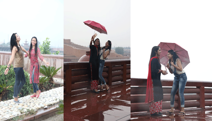 इन्द्र देव प्रसन्न : मोहक फुहारे- झमाझम बारिश , राहत का एहसास