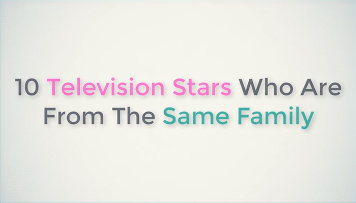 WHAT! ये 10 टीवी स्टार्स एक ही परिवार से रखते हैं ताल्लुक