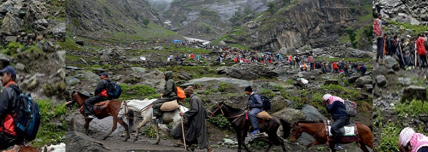 अमरनाथ यात्रा : तीसरे दिन भी स्थगित,  आधार शिविरों की ओर जाने की मंजूरी नहीं