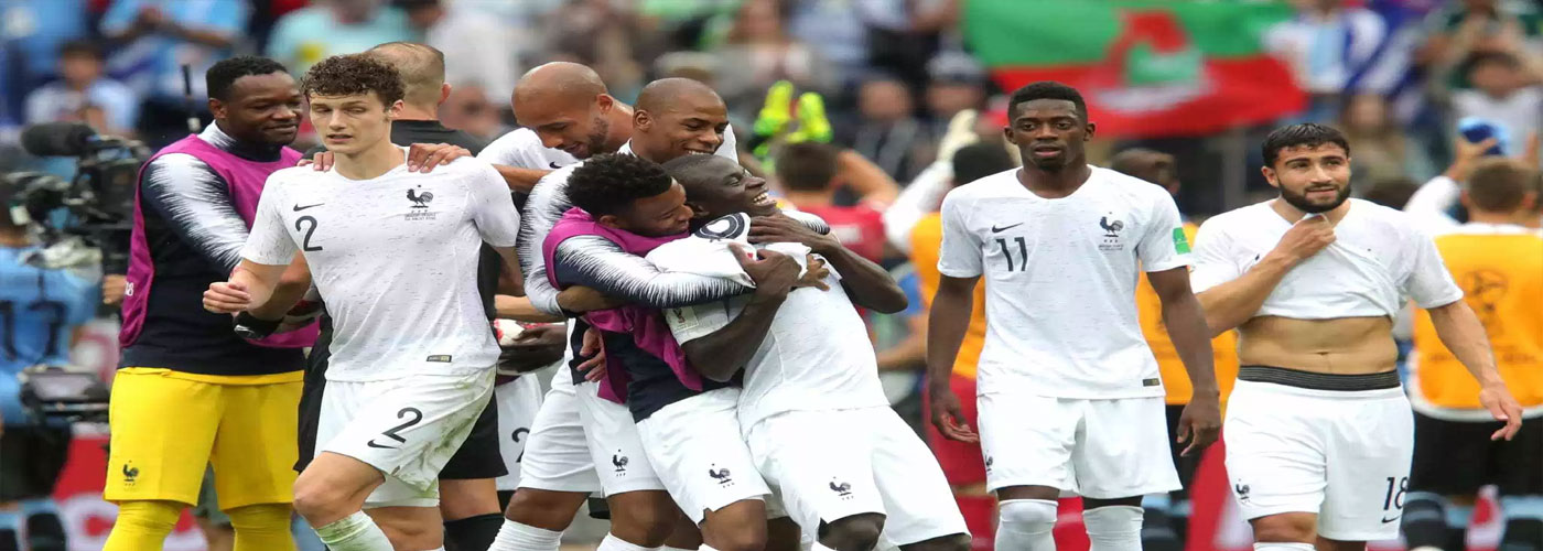 FIFA World Cup : फ्रांस की दावेदारी बरकरार , उरुग्वे के डिफेंस को तोड़ कर सेमीफाइनल में