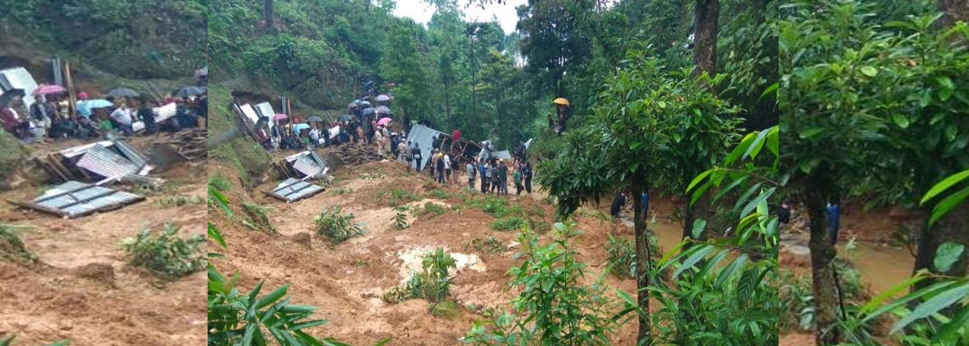 मणिपुर : तमेंगलोंग जिले में भूस्खलन से 9 की मौत