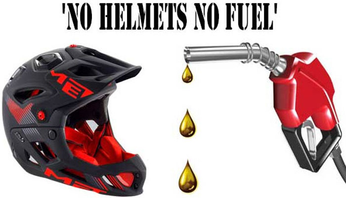 “नो हेलमेट, नो पेट्रोल” :  ट्रैफिक नियमों के उल्लंघन में UP सबसे आगे