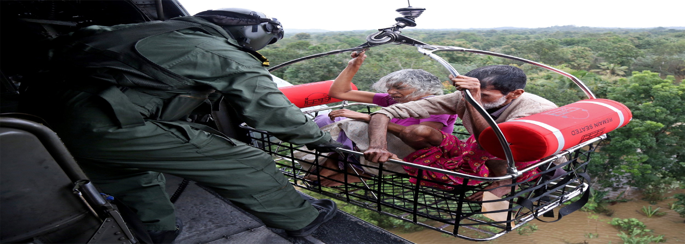 केरल में बाढ़: प्राकृतिक आपदा घोषित, राहत कार्य जोरों पर