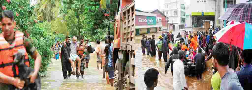 केरल बाढ़ : अब तक 417 मरे, राहत शिविरों से घरों को लौट रहे लोग