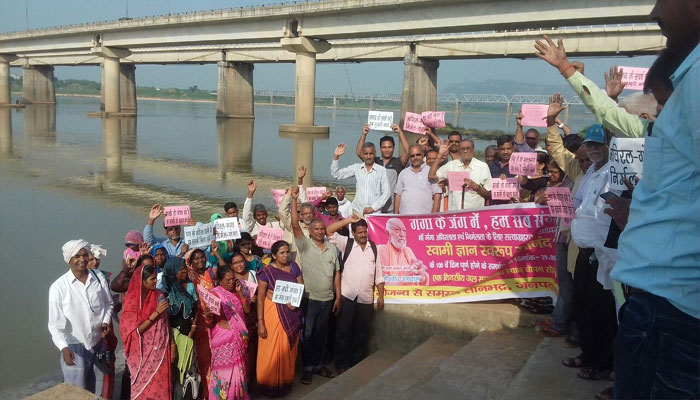 नदी-प्रदूषण और खनन रोकने को जल सत्याग्रह, स्वामी ज्ञान स्वरूप सानन्द के समर्थन में उतरे लोग