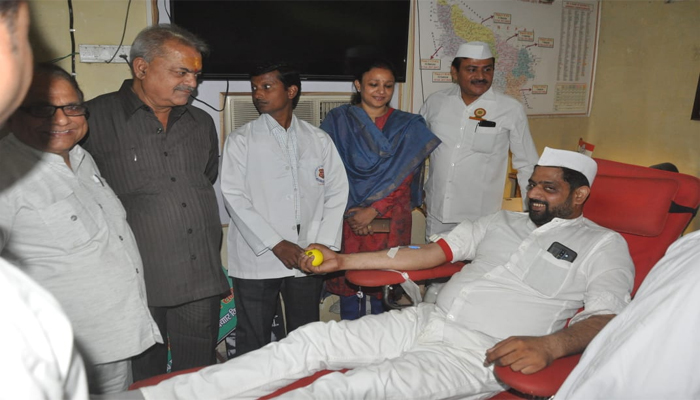 UP कांग्रेस सेवा दल ने सरदार पटेल की जयंती पर किया रक्तदान
