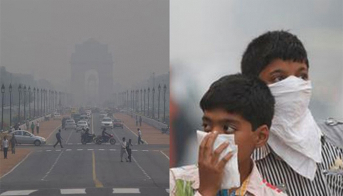 दिल्ली में हवा की गुणवत्ता बहुत खराब की श्रेणी में