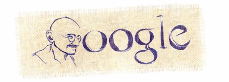 google doodle पर गांधी नहीं दिखे तो हैरान न हों...वो पहले ही आ चुके हैं