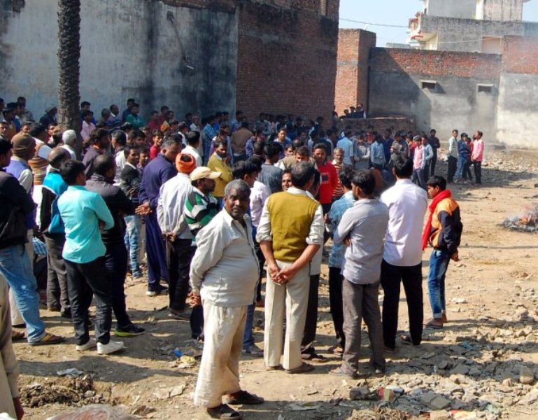 सहारनपुरः इस शमशान घाट में तीन साल बाद हुआ अंतिम संस्कार