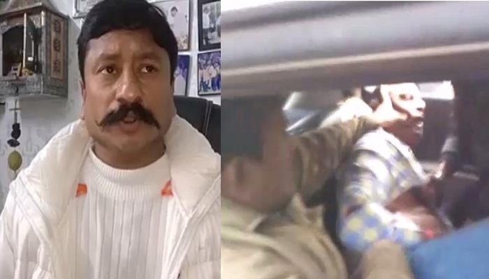 VIDEO में बीजेपी नेता की दबंगई कैद, दिनदहाड़े एक व्यक्ति का किया अपरहण