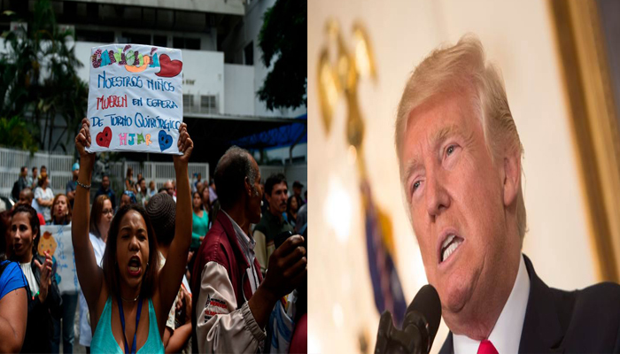 US राष्ट्रपति ट्रंप ने वेनेजुएला में सरकार के खिलाफ प्रदर्शन को बताया आज़ादी की लड़ाई