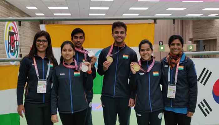 एशियाई एयरगन चैंपियनशिप में सर्बजोत और ईशा ने भारत को दिलाया स्वर्ण पदक